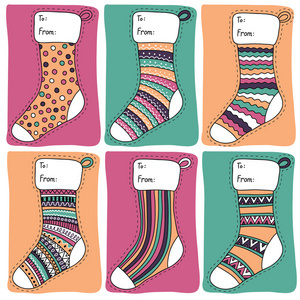 圣誕樹的矢量發生器。松樹和裝飾品的變化